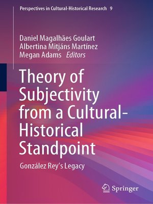 cover image of Theory of Subjectivity from a Cultural-Historical Standpoint